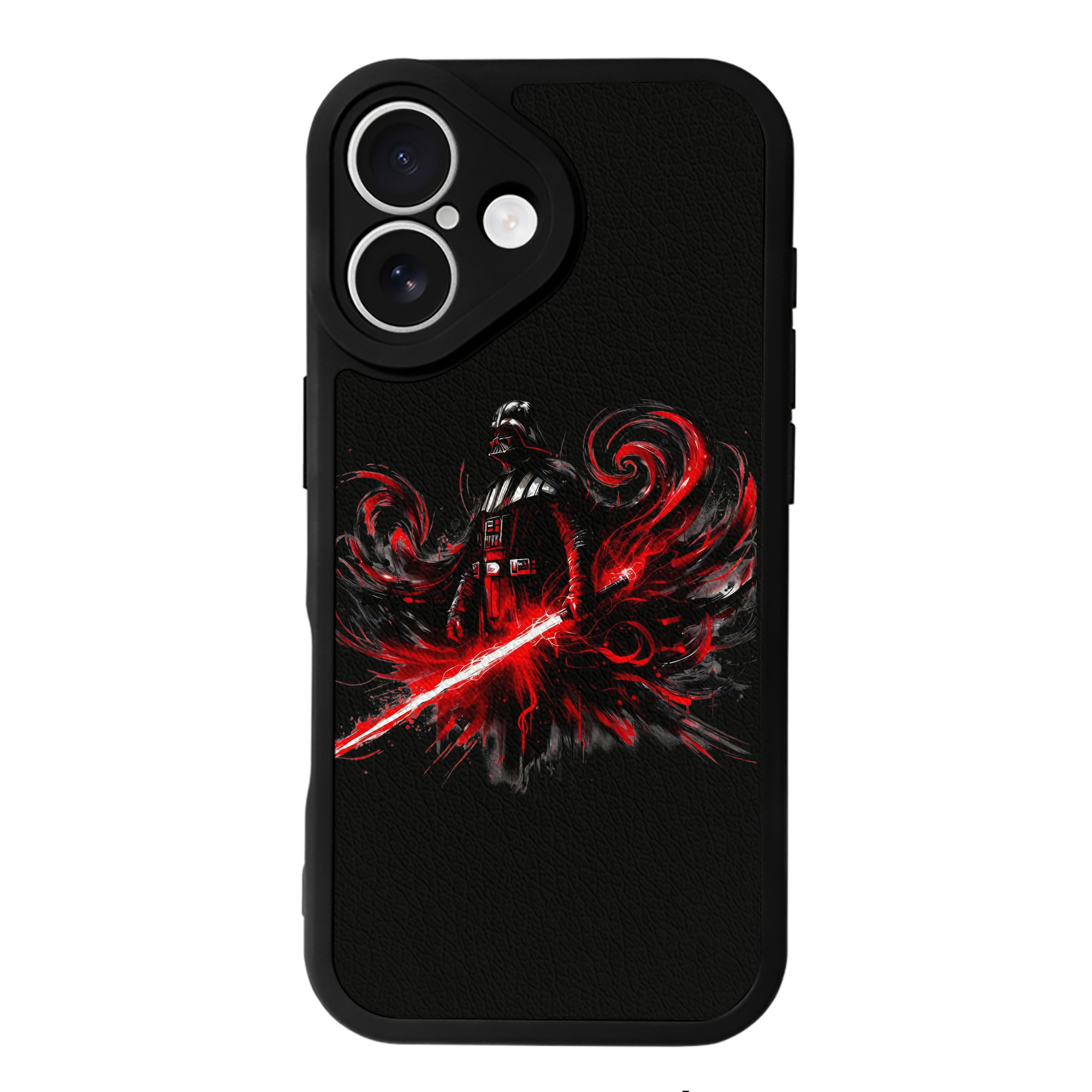 （画像用） スター・ウォーズ Star Wars 【iPhone 16シリーズ対応】シリコンスマホケース（レザー調） 材質：シリコン